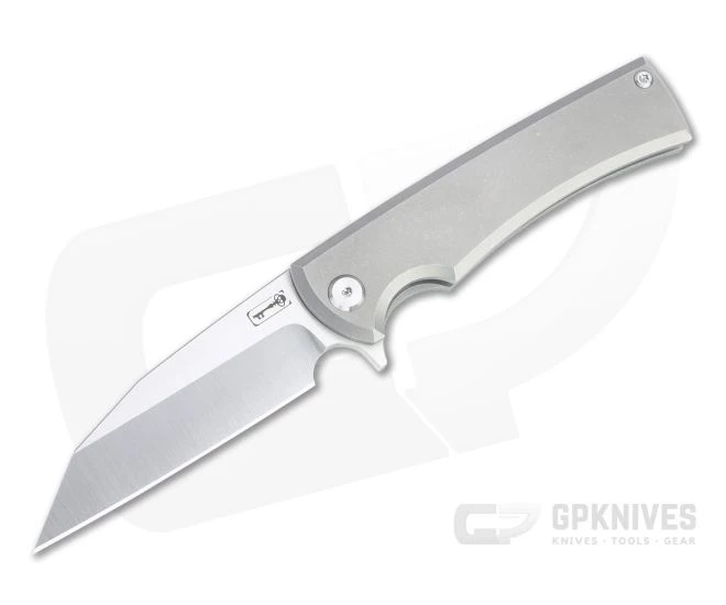Chaves Ultramar Sangre Street Flipper Wharncliffe M390 Titanium Folding Knife