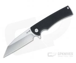 Chaves Ultramar Sangre Street Flipper Wharncliffe M390 Black G10 Titanium Folding Knife