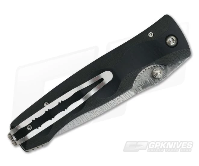 MCusta Damascus Tactility Black Micarta - Image 2