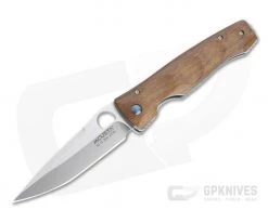 MCusta Tactility Ironwood Satin VG10 Liner Lock Folder MC-127