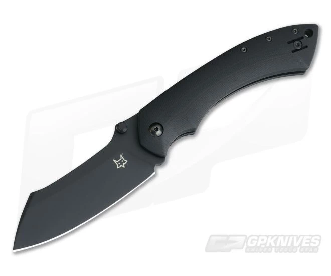 Fox Knives Kmaxrom Pelican Black N690 Black G10 Liner Lock 534B