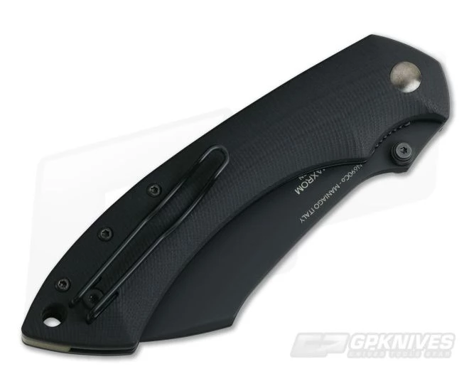 Fox Knives Kmaxrom Pelican Black N690 Black G10 Liner Lock 534B - Image 2