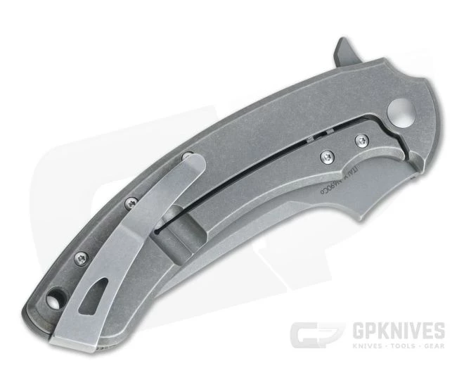 Fox Geco Bastinelli Stonewashed N690Co Green Canvas Micarta Titanium Frame Lock Flipper 01FX874 - Image 2