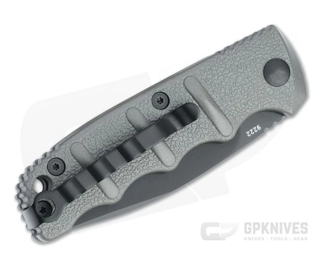 Boker Mini Kalashnikov 73 Automatic Part Serrated Black AUS-8 Gray Folding Knife 01KALS73BN - Image 2