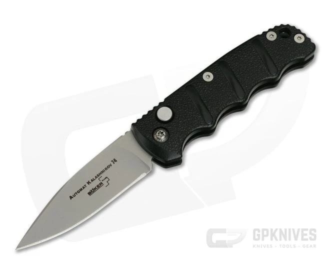 Boker Mini Kalashnikov 73 Automatic Black Bead Blast Blade 01KALS73N