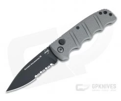 Boker Kalashnikov 74 Black Part Serrated D2 Gray Automatic Folding Knife 01KALS94N