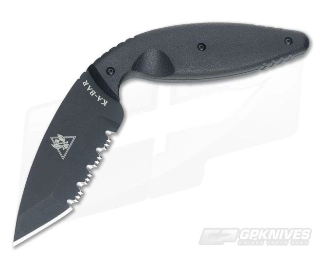 Kabar Large TDI Tanto Law Enforcement Serrated Knife 1485