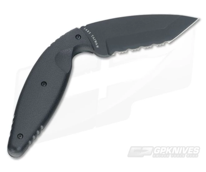 Kabar Large TDI Tanto Law Enforcement Serrated Knife 1485 - Image 3
