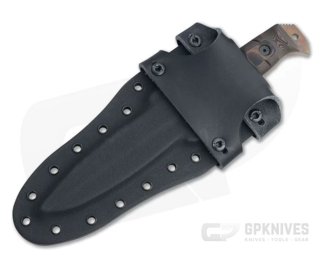 Dawson Knives Chief Arizona Copper 3V Orange/Black G10 Fixed Blade - Image 2