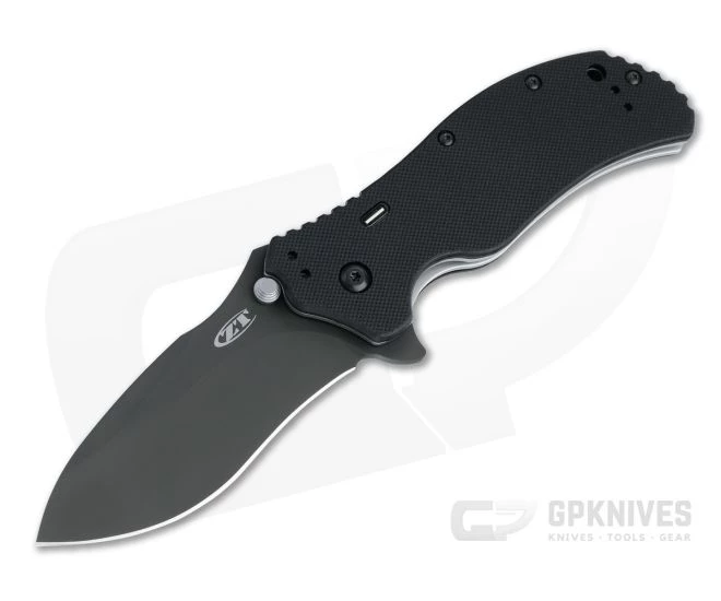 Zero Tolerance 0350 Black S30V Tritium Black G10 Assisted Flipper 0350TR
