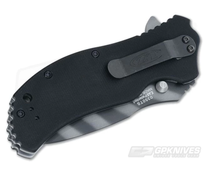 Zero Tolerance 0350TS Tiger Stripe S30V Black G10 Assisted Flipper - Image 2