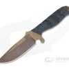 Dawson Knives Pathfinder Arizona Copper 3V Blue/Black G10 Fixed Blade