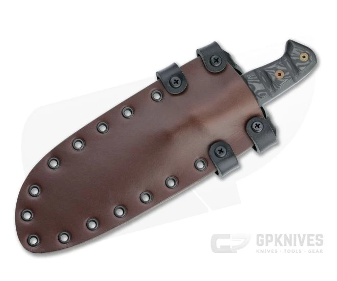 Dawson Knives Big Bear Arizona Copper 3V Two-Tone Carbon Fiber Fixed Blade - Image 2