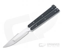Boker Plus Balisong Tactical Large Satin D2 Black G10 Balisong Folding Knife 06EX229