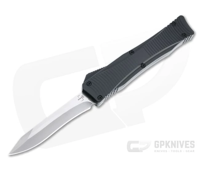 Boker Plus Lhotak Falcon 2.0 Satin D2 Black Aluminum OTF Automatic 06EX245