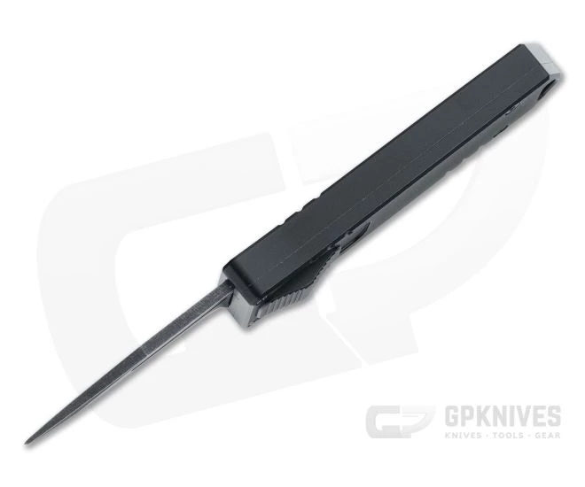 Boker Plus USB OTF Black Stonewashed D2 Black Aluminum Double Action Small OTF Automatic 06EX270 - Image 3