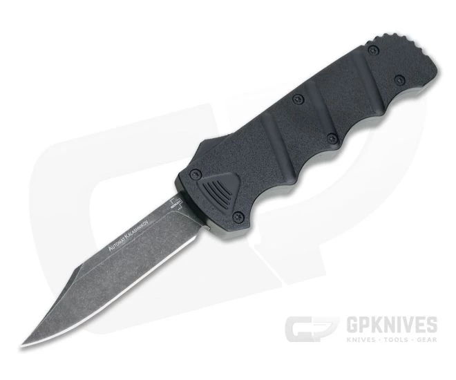 Boker Plus Kalashnikov OTF D2 Black Aluminum Double Action OTF Automatic 06EX350