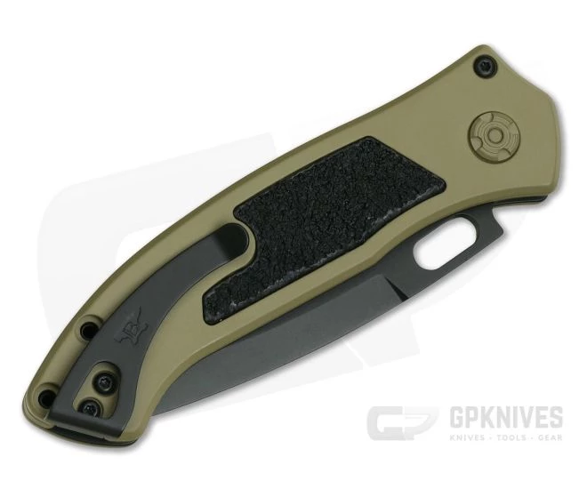 Buck Impact Coyote Tan Cerakote Aluminum Black S30V Automatic 898BRS1 - Image 2