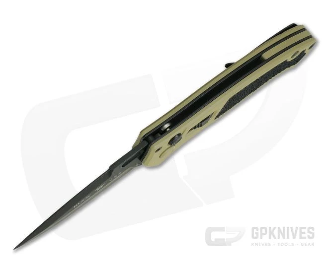Buck Impact Coyote Tan Cerakote Aluminum Black S30V Automatic 898BRS1 - Image 3