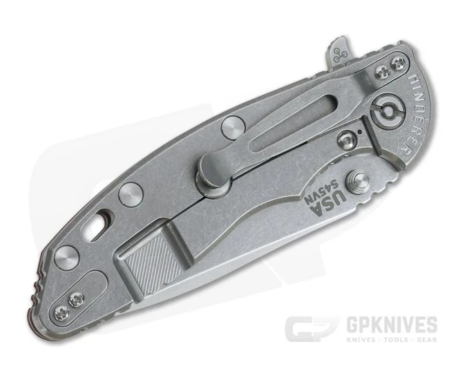 Hinderer XM-18 3.5" Stonewashed S45VN Spanto Red G10 Tri-Way Flipper 0961 - Image 2