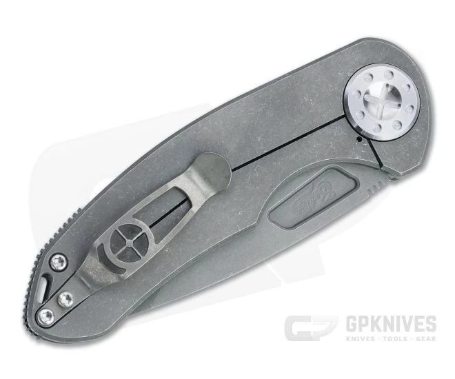 Curtiss Knives F3 Medium Dark Stonewashed XHP Slicer Non-Flipper Standard Slim Folder - Image 2