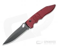 Piranha P10 Predator Tactical PVD S30V Red Button Lock Automatic