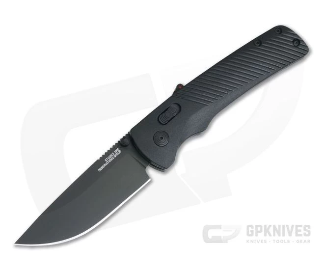 SOG Flash AT Blackout Plain PVD D2 AT-XR Lock Assisted Folder 11-18-01-57