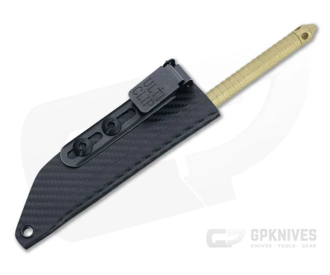 Microtech Signature Series TAC-P Gold TiNi Stainless Steel Tactical Penetration Kubaton 112-1TINS - Image 2