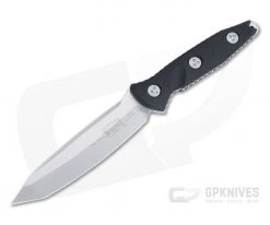 Microtech Socom Alpha Tanto Stonewashed M390 Standard Black G10 Fixed Blade 114-10