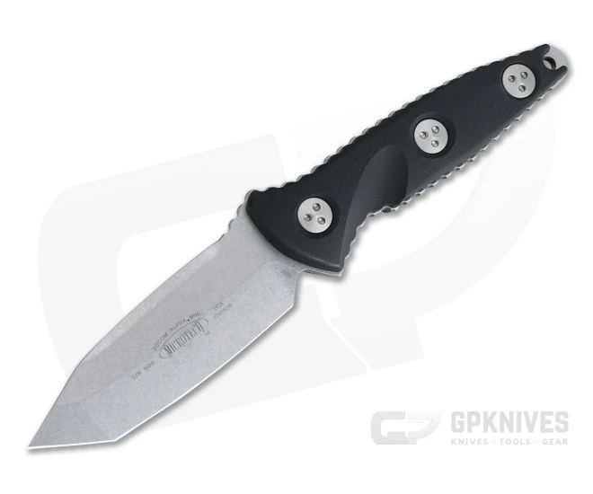 Microtech Socom Alpha Mini Tanto Stonewashed M390 Fixed Blade Knife 114M-10