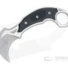 Microtech Iconic Right Hand Stonewashed 204P Black G10 Fixed Karambit 118-10R