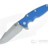Hinderer Eklipse 3.5" Harpoon Spanto Working Finish 20CV Blue G10 Tri-Way Flipper 1184