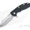 Hinderer XM-18 3.5" Skinny Harpoon Spanto Stonewashed 20CV Black G10 Blue Tri-Way Flipper 1198