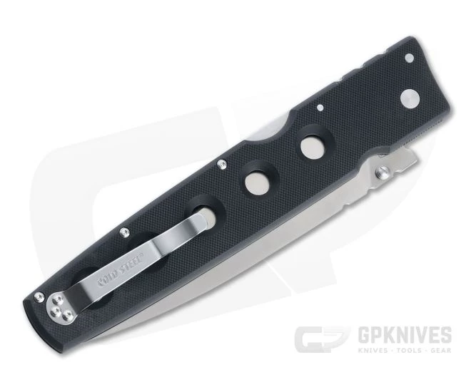 Cold Steel Hold Out 6" Satin S35VN Black G10 Tri-Ad Back Lock Folder 11G6 - Image 2