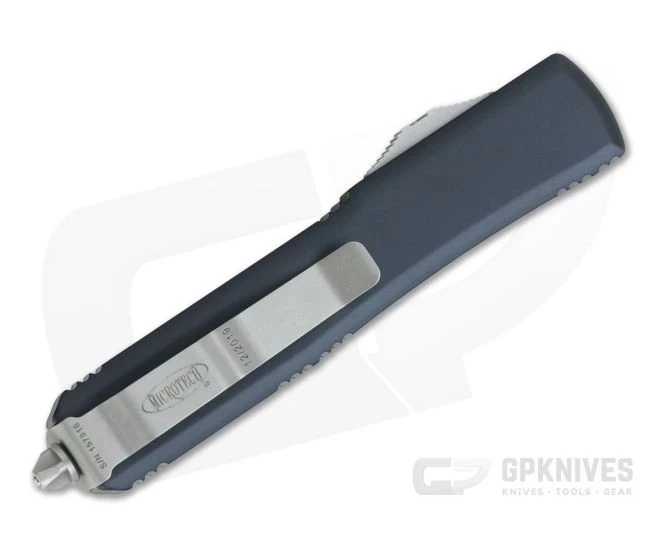 Microtech Ultratech Stonewashed M390 Bayonet OTF Automatic Knife 120-10 - Image 2