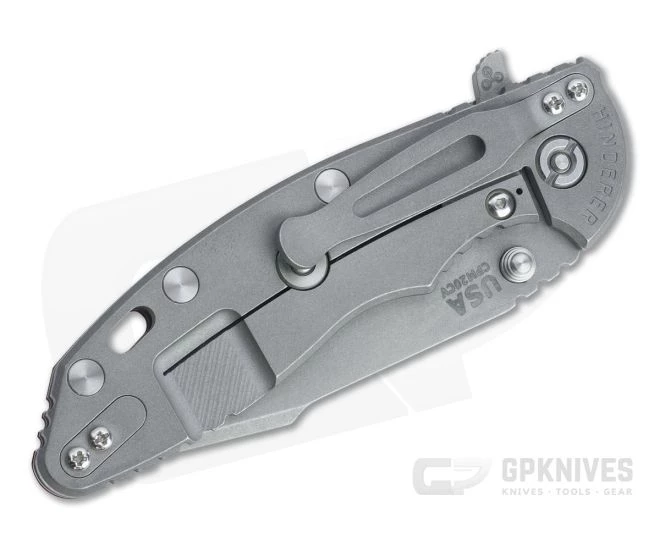 Hinderer XM-18 3.5" Skinny Harpoon Spanto Working Finish 20CV Red G10 Tri-Way Flipper 1201 - Image 2