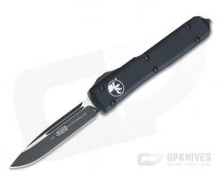 Microtech Ultratech S/E Tactical M390 Drop Point Black OTF Automatic Knife 121-1T
