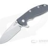 Hinderer Knives XM-18 3.5" Slicer Stonewashed 20CV Grey G10 Tri-Way Flipper 1211