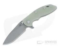 Hinderer Knives XM-18 3.5" Slicer Working Finish 20CV Translucent G10 Tri-Way Flipper 1218
