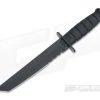 Kabar Black Tanto Fixed Blade Partially Serrated 1245