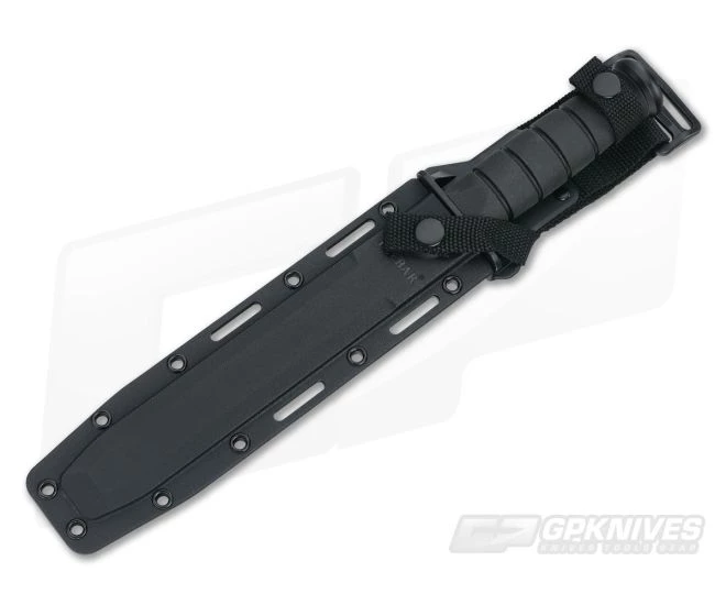 Kabar Black Tanto Fixed Blade Partially Serrated 1245 - Image 2