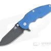 Hinderer Jurassic Spear Point Battle Black DLC 20CV Blue G10 Tri-Way Flipper 1249