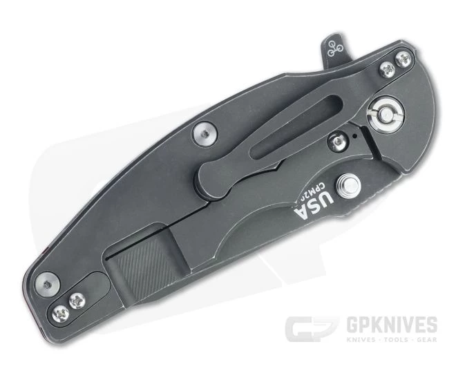 Hinderer Jurassic Spear Point Battle Black DLC 20CV Red G10 Tri-Way Flipper 1251 - Image 2