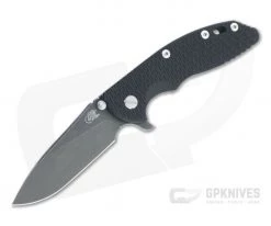 Hinderer XM-18 3.5" Slicer Battle Black DLC 20CV Black G10 Tri-Way Flipper 1255