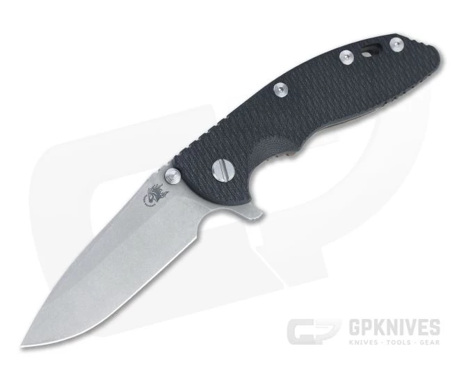 Hinderer XM-18 3.5" Spear Point 20CV Black G10 Battle Bronze Tri-Way Flipper 1267