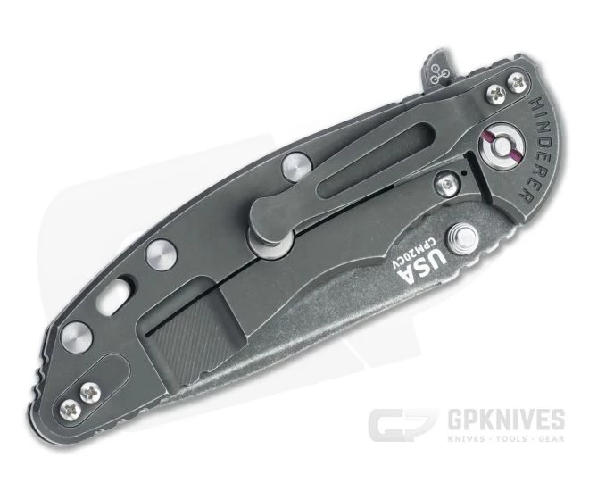 Hinderer XM-18 3.5" Spear Point 20CV Translucent Green G10 Battle Black DLC Tri-Way Flipper 1275 - Image 2
