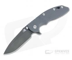 Hinderer XM-18 3.5" Spear Point 20CV Gray G10 Battle Black DLC Tri-Way Flipper 1276