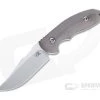 Hinderer Emmett Bowie Stonewashed 20CV Burgundy Micarta Fixed Blade 1280