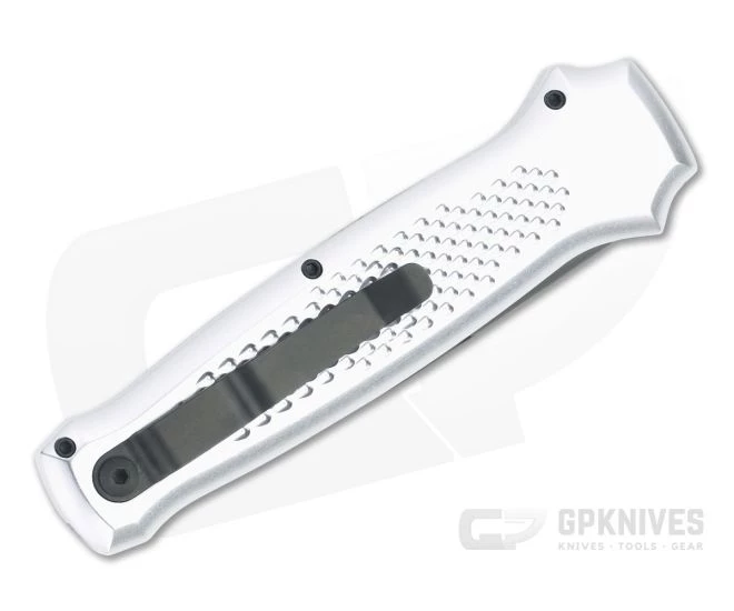 Piranha P12 Prowler Tactical PVD 154CM Silver Button Lock Automatic - Image 2