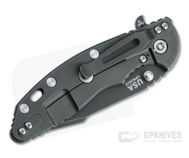Hinderer XM-18 3.5" Skinny Harpoon Spanto 20CV OD Green G10 Battle Black Tri-Way Flipper 1332 - Image 2